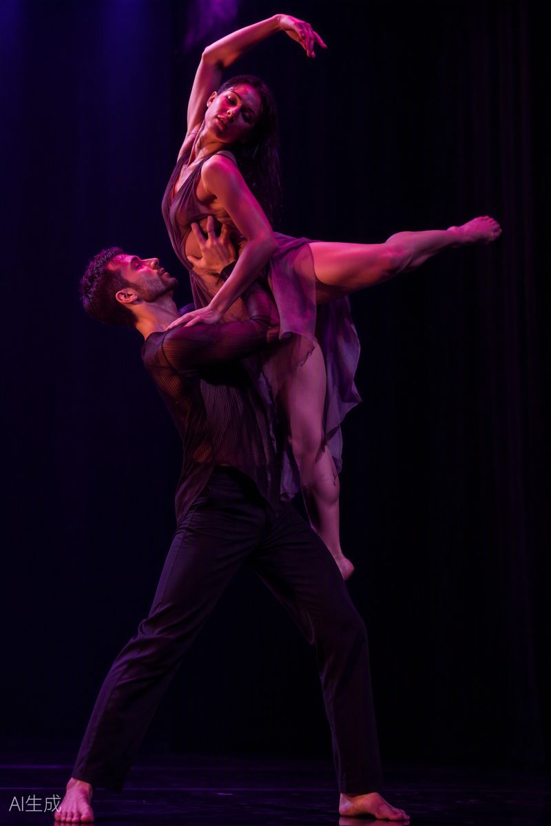 Dueto de dança contemporânea